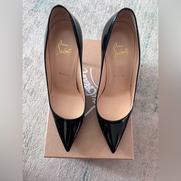 Christian Louboutin Décolleté 554 100 patent-leather pumps - Picture 7 of 7